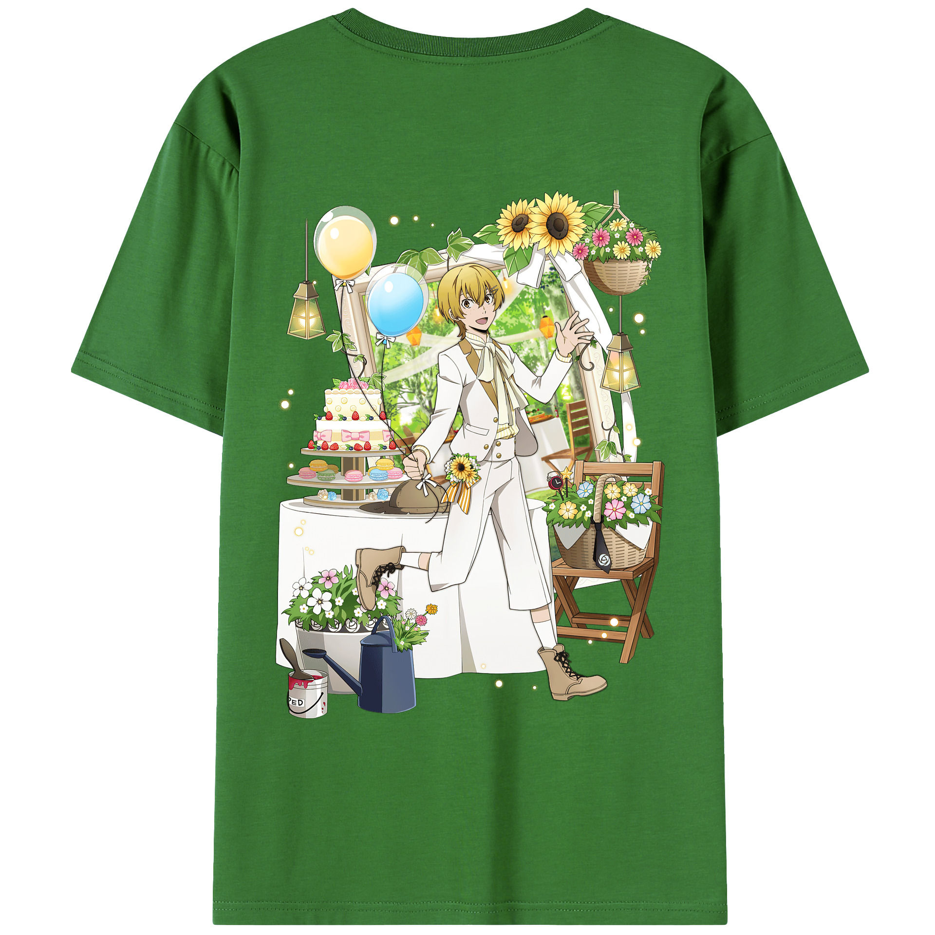 （画像用） 文豪ストレイドッグス Bungo Stray Dogs レディース半袖Tシャツ(バックプリント)